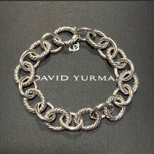 David Yurman Oval Link Bracelet Sterling S??